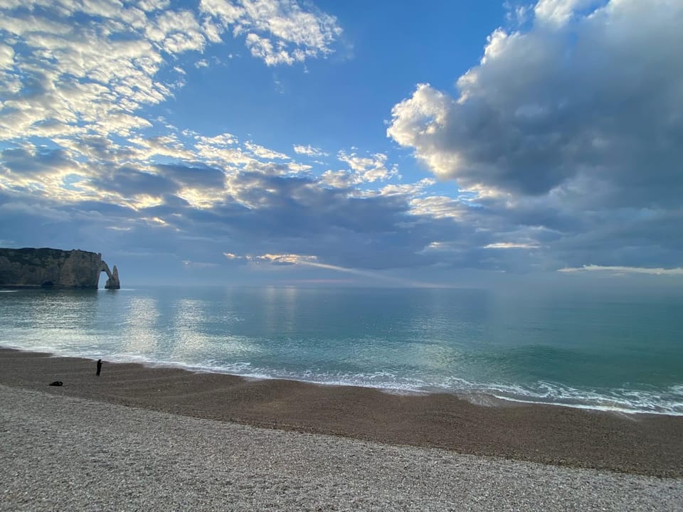 Appartement vue mer panoramique Apartment in Étretat