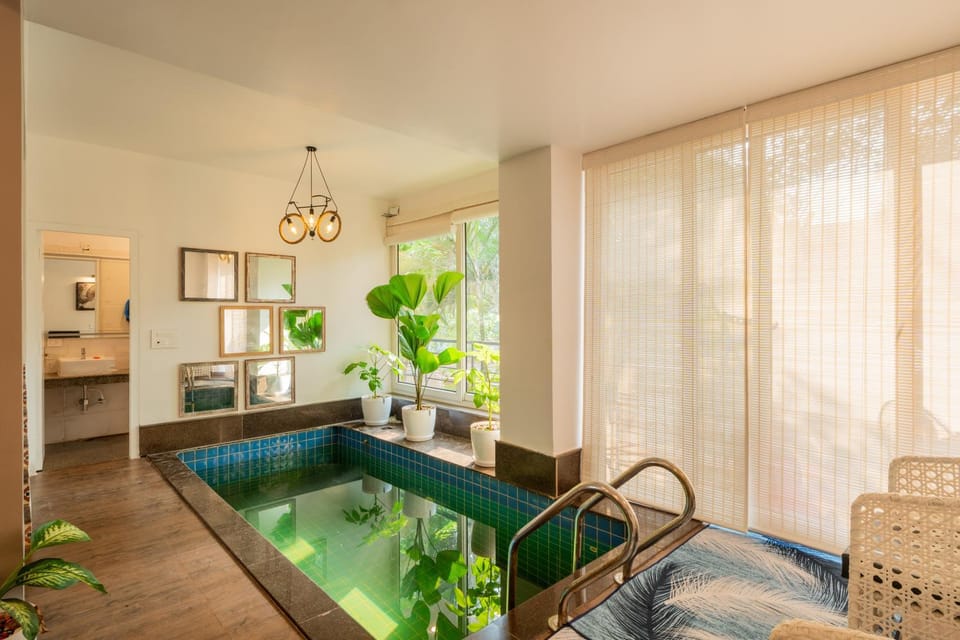 Living room, Seating area, Pool view, Swimming pool