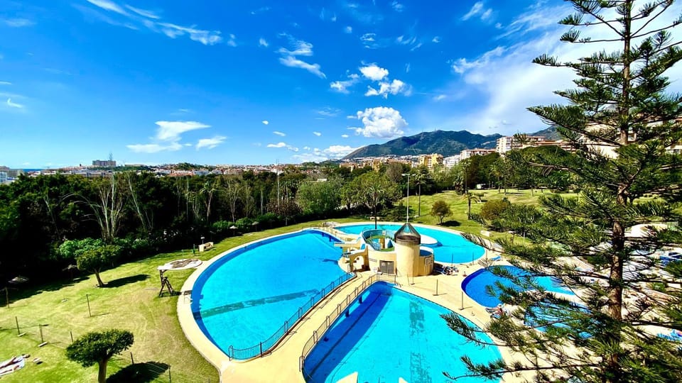 Spring, Day, Natural landscape, Mountain view, Pool view, Swimming pool