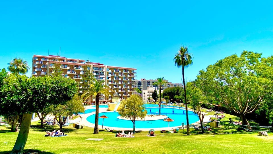 Property building, Day, Natural landscape, Garden, Garden view, Pool view, Swimming pool, sunbed