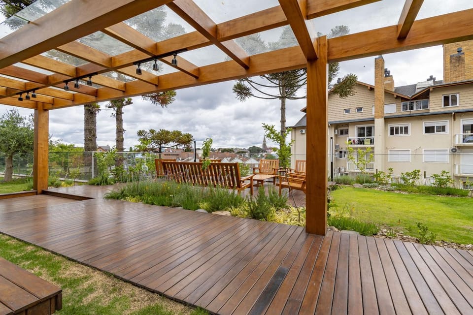 Rosa Edifício Bellagio Canela com Infraestrutura completa Apartment in Canela