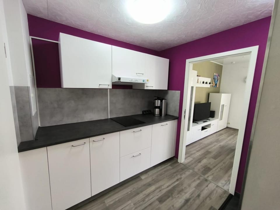 Kitchen or kitchenette, oven, stove