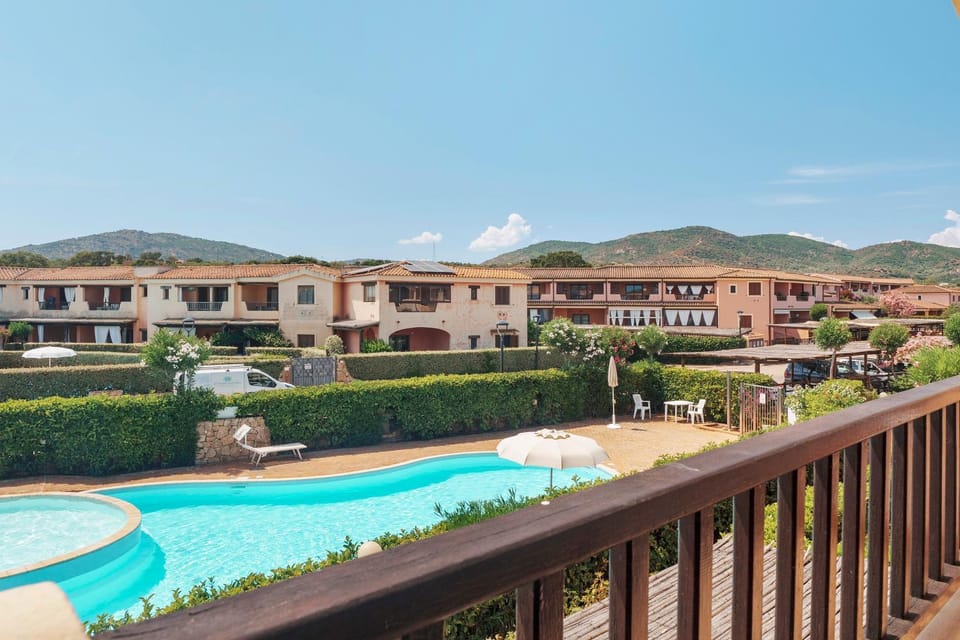 Property building, Living room, Swimming pool