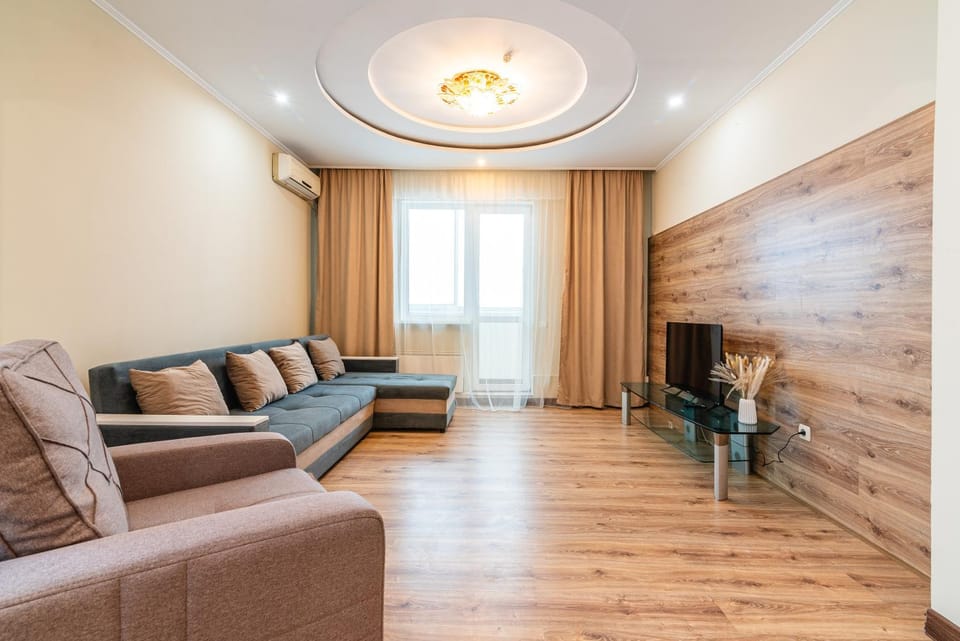 3-комн рядом с MEGA просторный минимализм 6 чел Apartment in Almaty