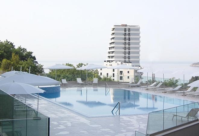 Pool view, Swimming pool, Swimming pool, sunbed