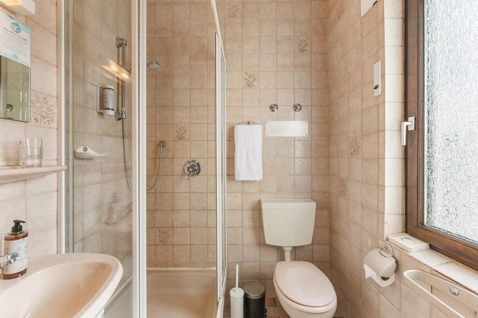 Shower, Toilet, Bathroom, towels