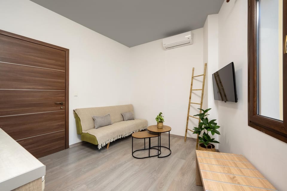 Living room, air conditioner