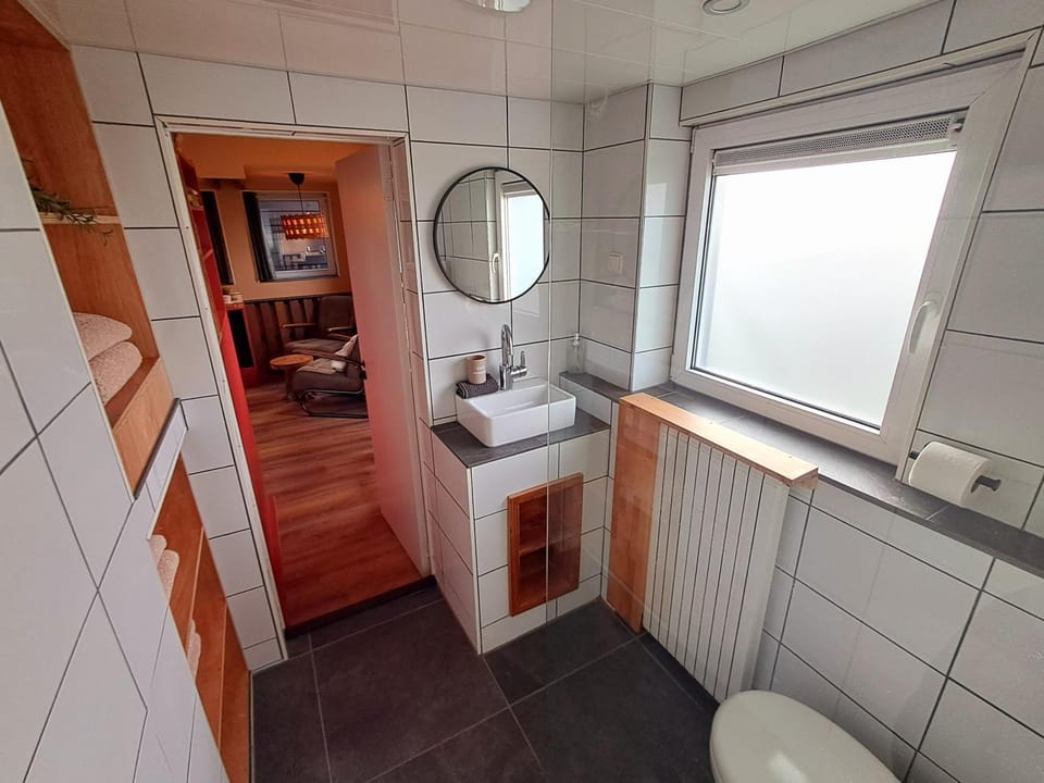 Shower, Toilet, towels