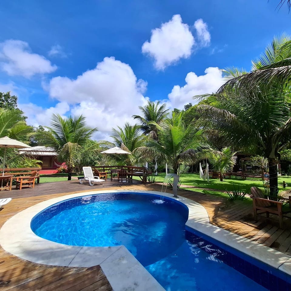 Spring, Day, Garden, Garden view, Pool view, Swimming pool, sunbed