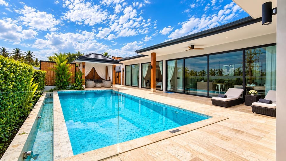 Day, Natural landscape, Garden view, Pool view, Swimming pool