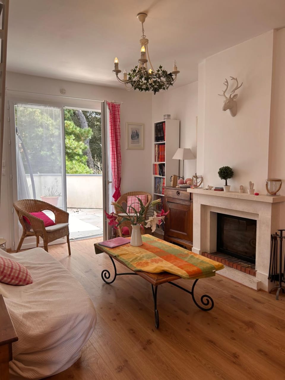 Patio, Living room, Seating area