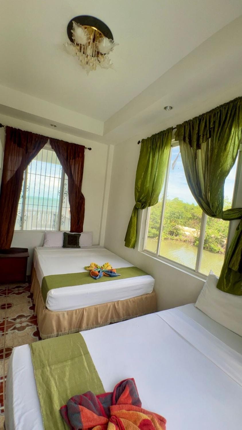 Bed, Natural landscape, Photo of the whole room, Decorative detail, Bedroom, Sea view, towels