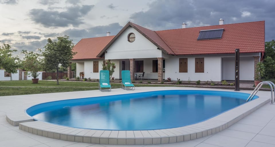 Day, Summer, Garden, Balcony/Terrace, On site, Garden view, Pool view