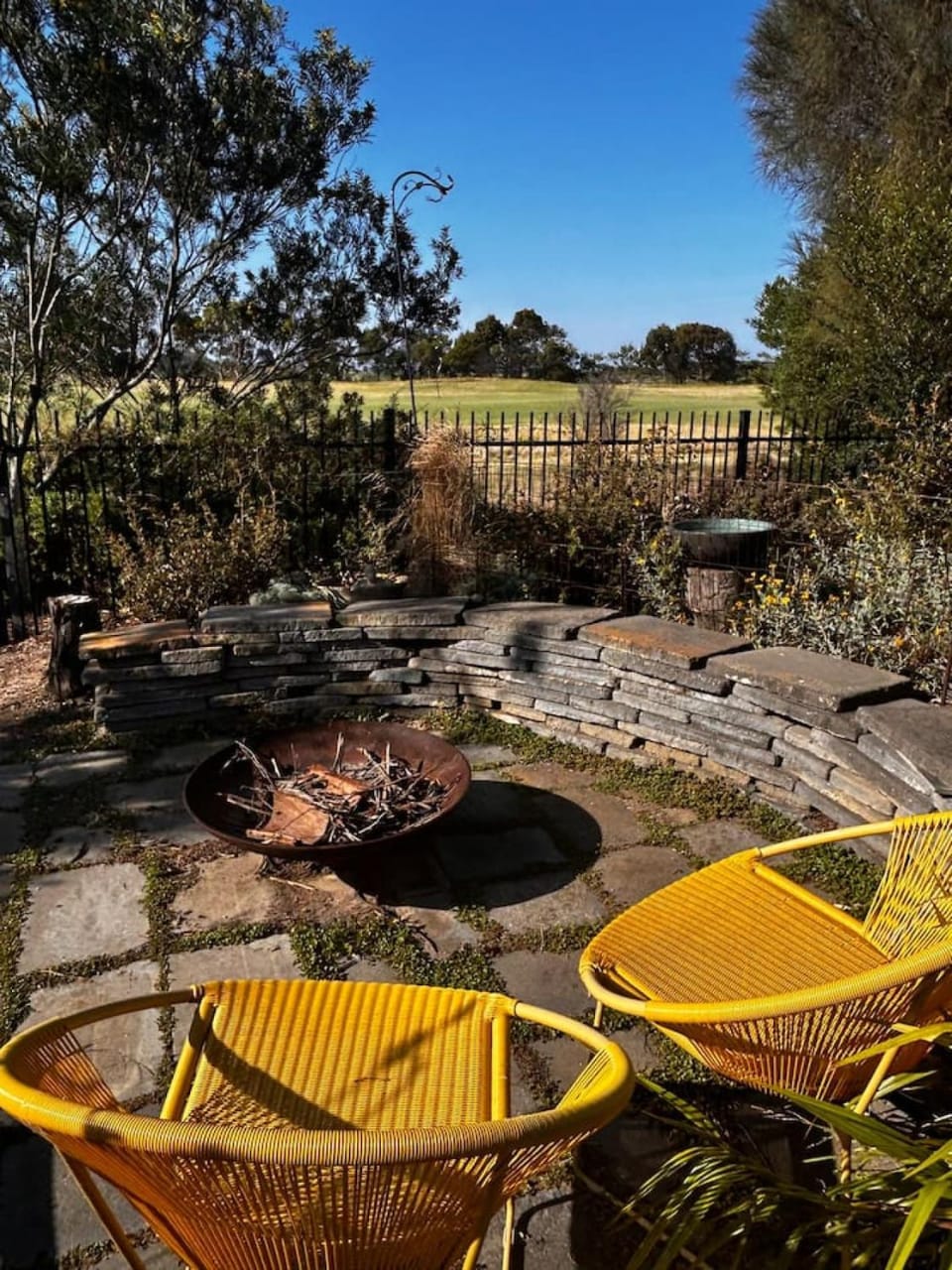 Patio, Natural landscape, View (from property/room), Seating area, fireplace