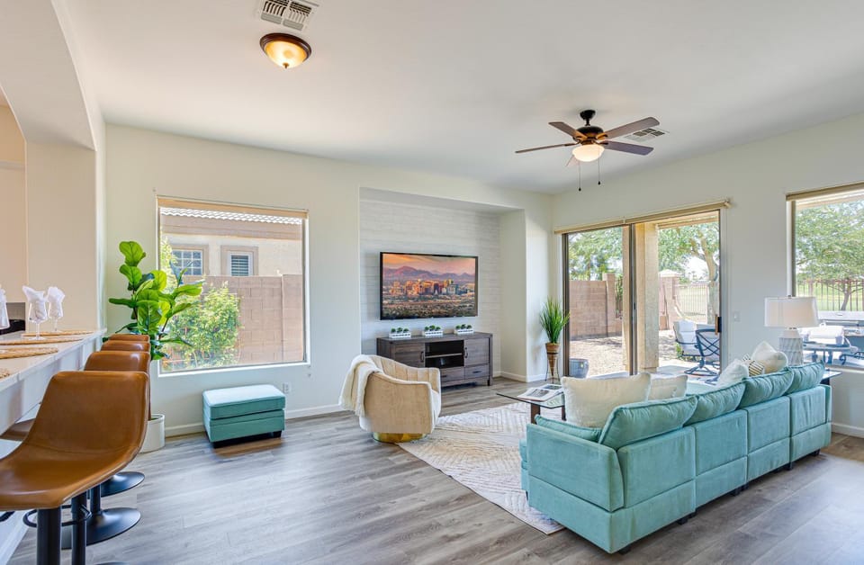 Golf Course Home with Sunset Views in Seville House in Gilbert