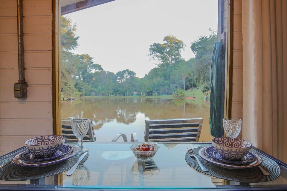 Natural landscape, Dining area, Lake view