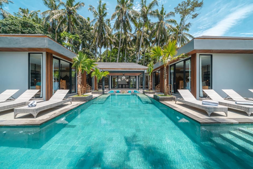 Patio, Day, Garden, Pool view, Swimming pool