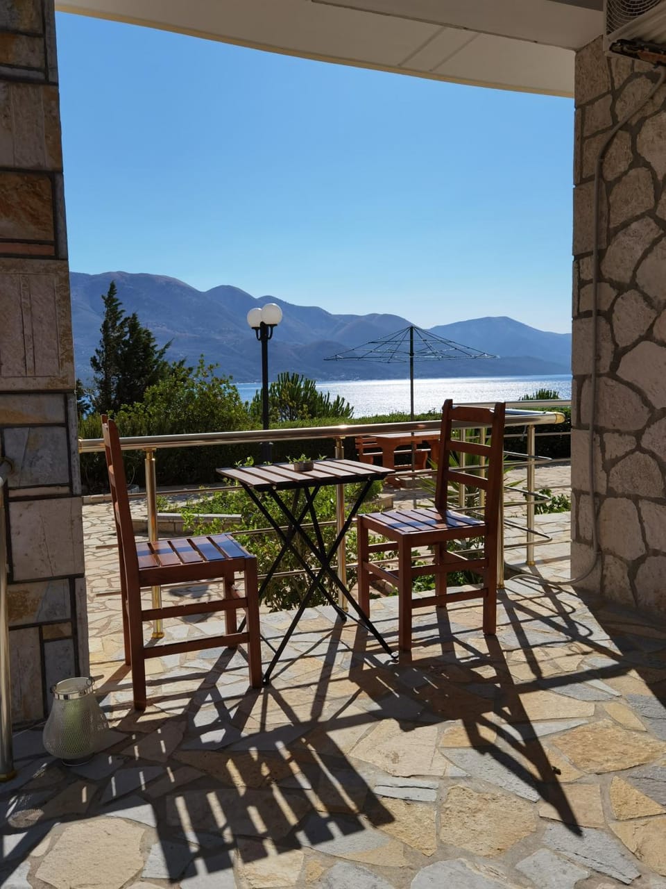 Patio, Day, Natural landscape, View (from property/room), Balcony/Terrace, Dining area, Mountain view, Sea view