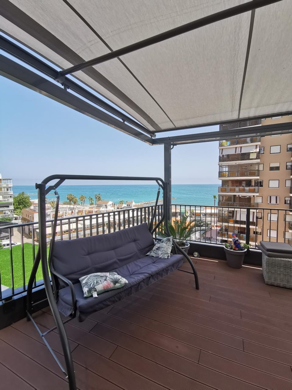 View (from property/room), Balcony/Terrace, Sea view