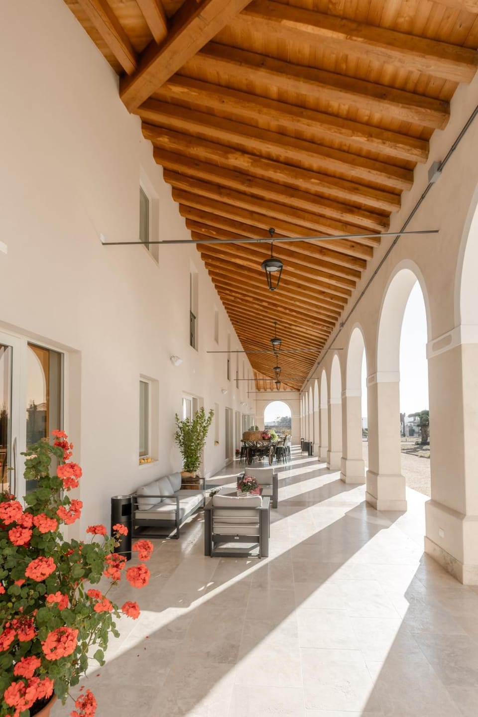 Property building, Patio