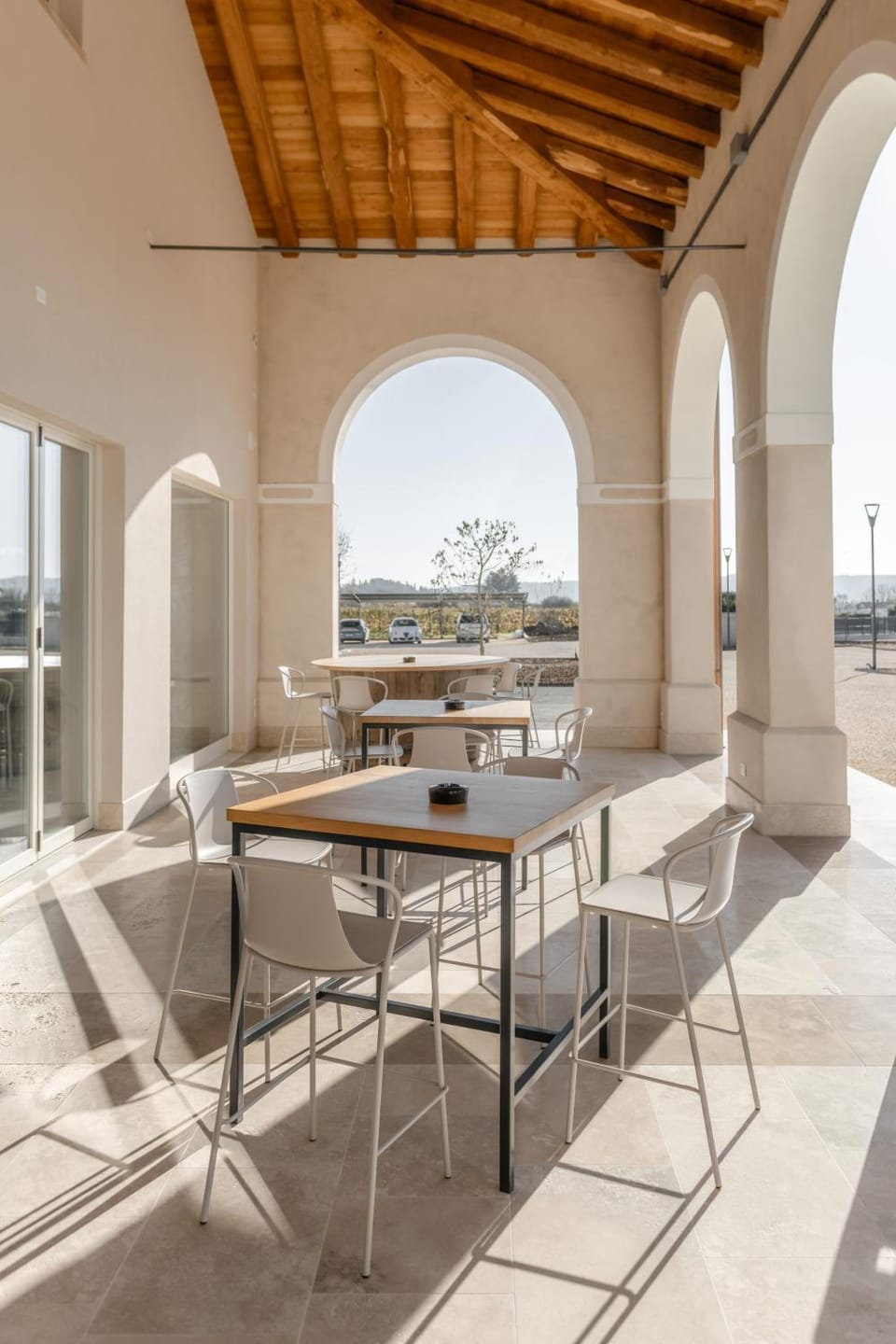 Property building, Patio