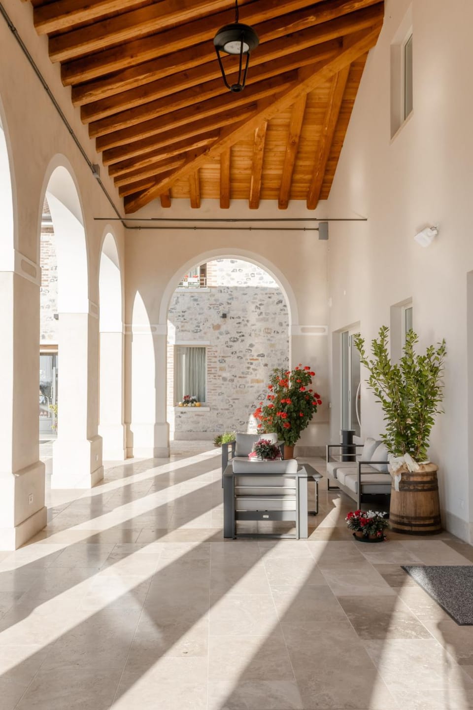 Property building, Patio