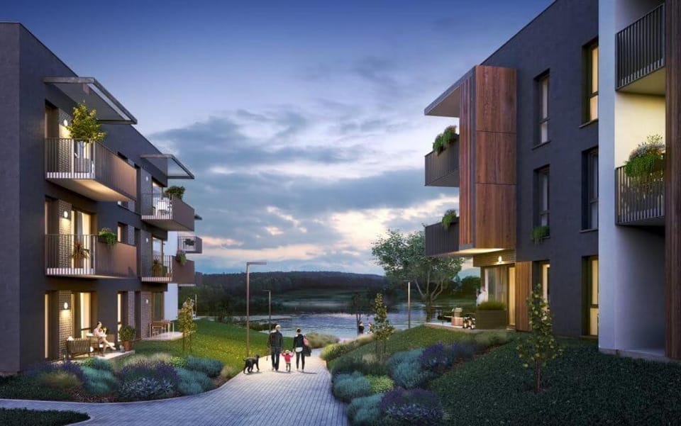 Neighbourhood, Natural landscape, Lake view, Street view