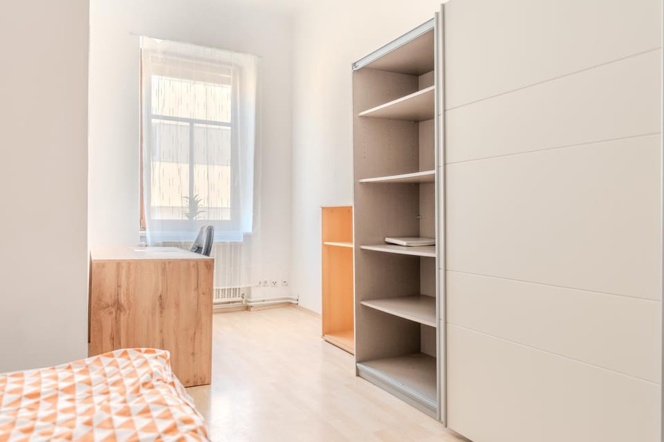 Bed, Bedroom, wardrobe