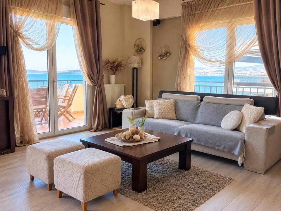 Seating area, Sea view