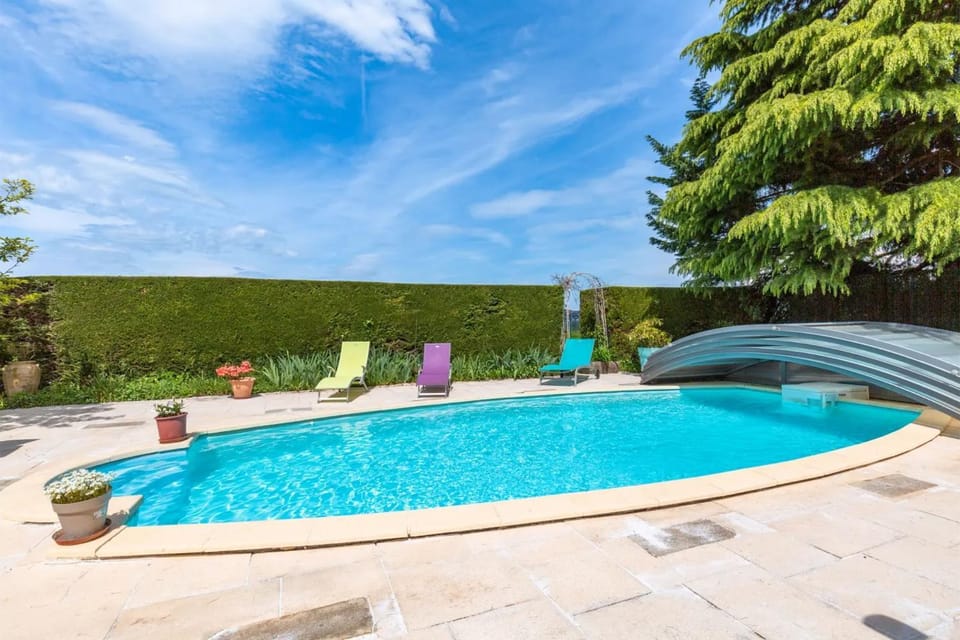 Property building, Living room, Swimming pool