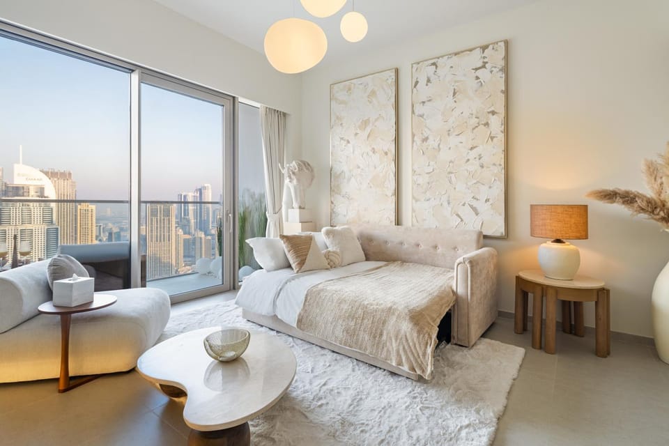 Bed, Living room