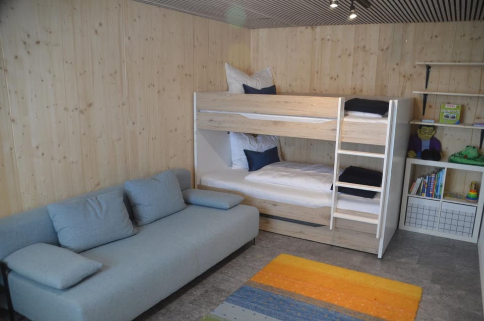 Photo of the whole room, Bedroom, bunk bed