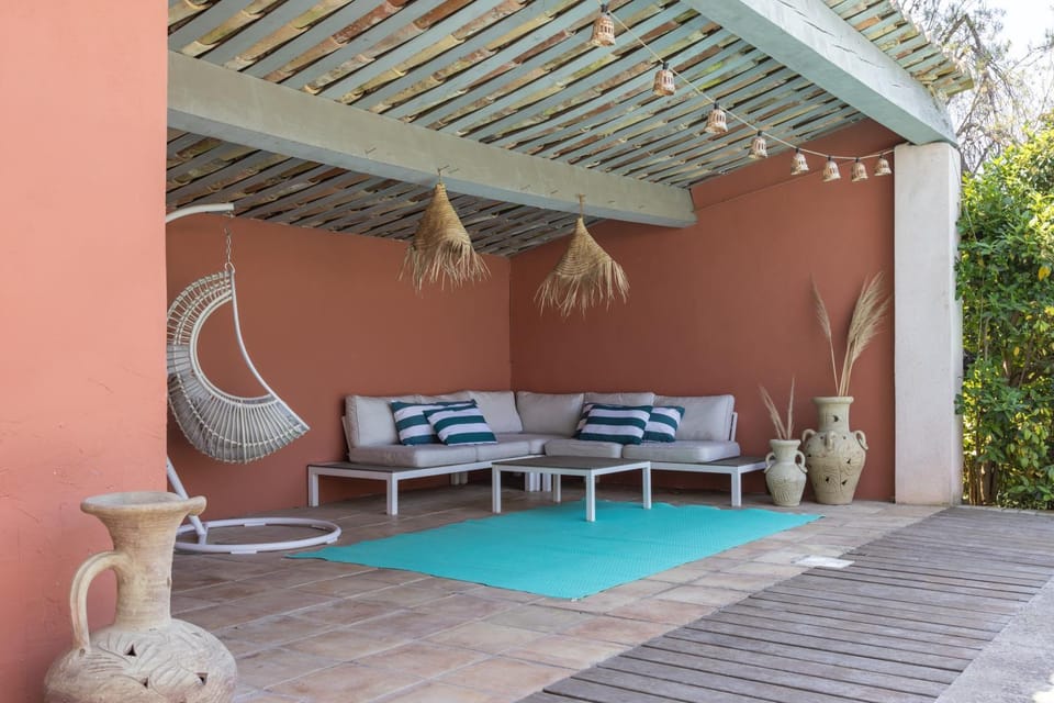 Patio, Living room, Pool view, Swimming pool