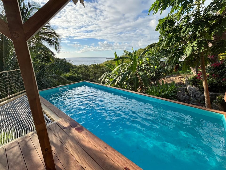 Natural landscape, Garden, Sea view