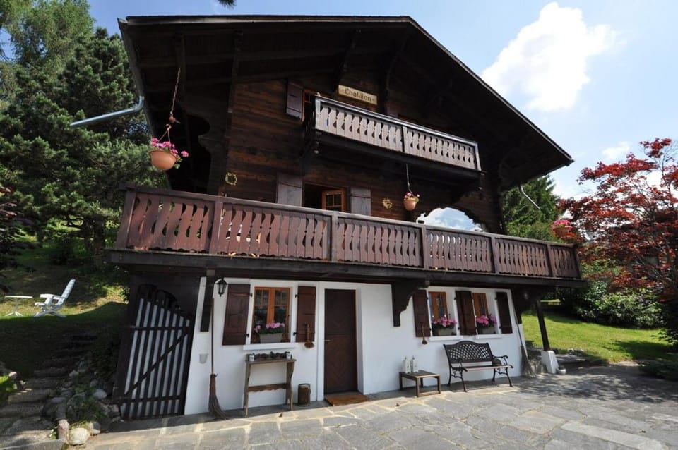 Chalet Tendre est la Nuit à Gryon - 6 personnes, belle vue, tout confort Chalet in Ollon