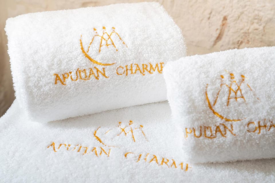 Property logo or sign, towels