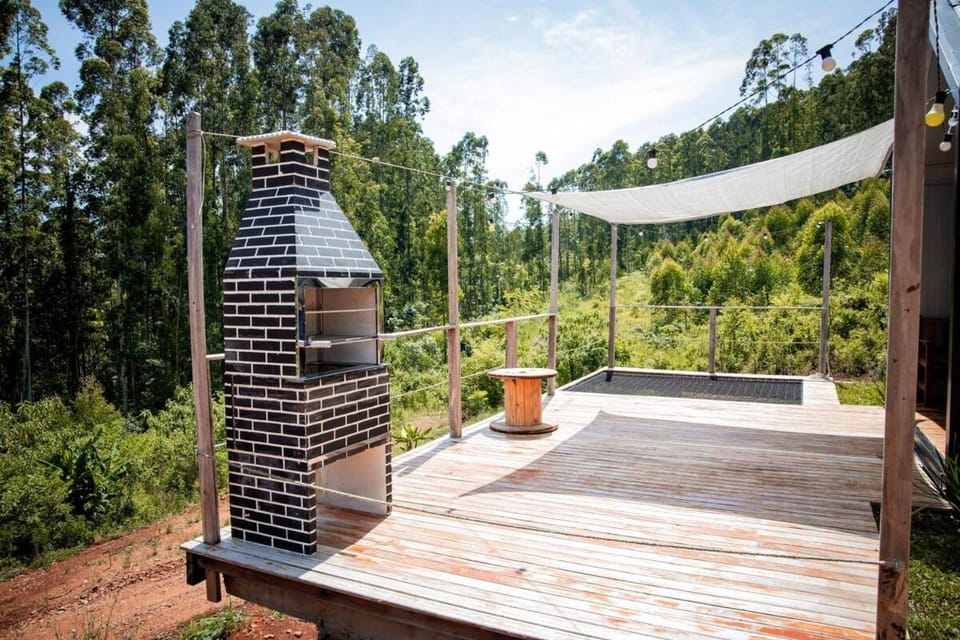 Black Cabana Chalet in State of Rio Grande do Sul