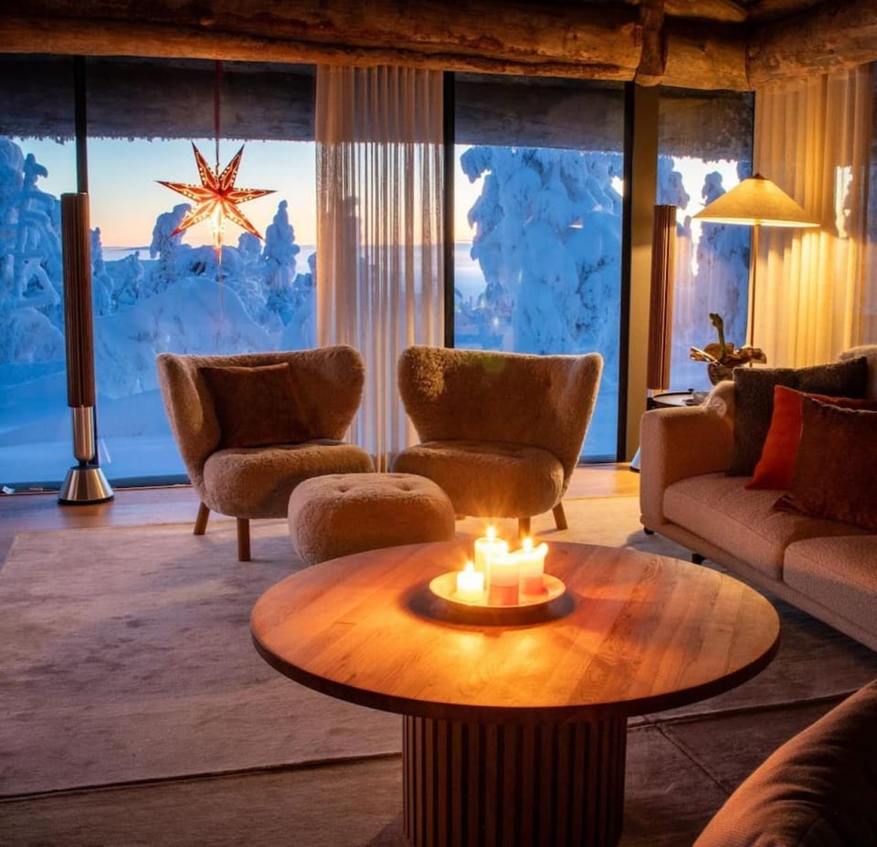 Natural landscape, Living room, Seating area