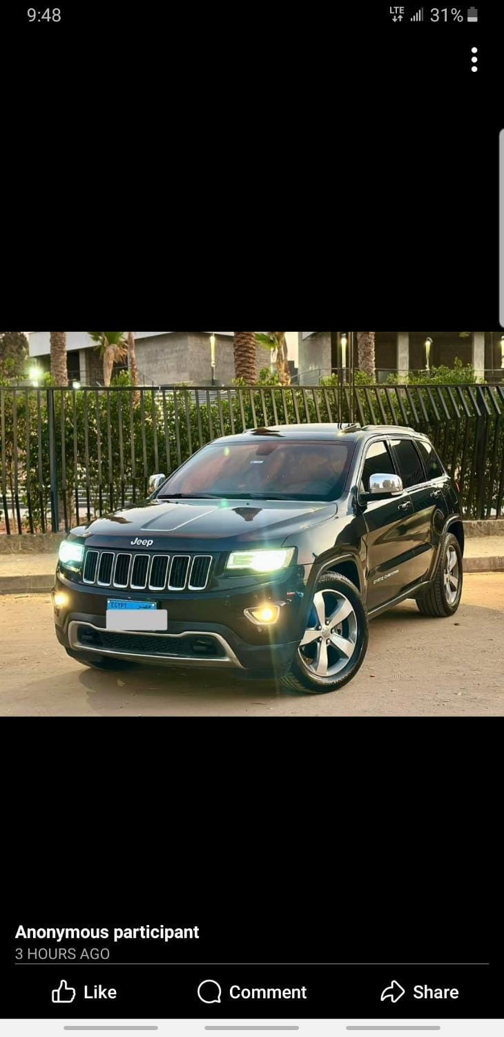 Jeep grand Cherokee limited for rent ful insurance without drivers Docked boat in New Cairo City