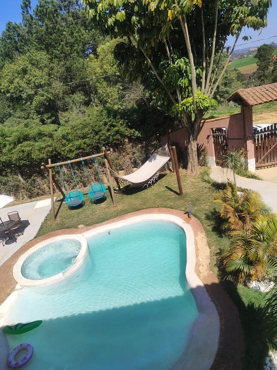 Spring, Day, Garden, Garden view, Pool view, Swimming pool, sunbed