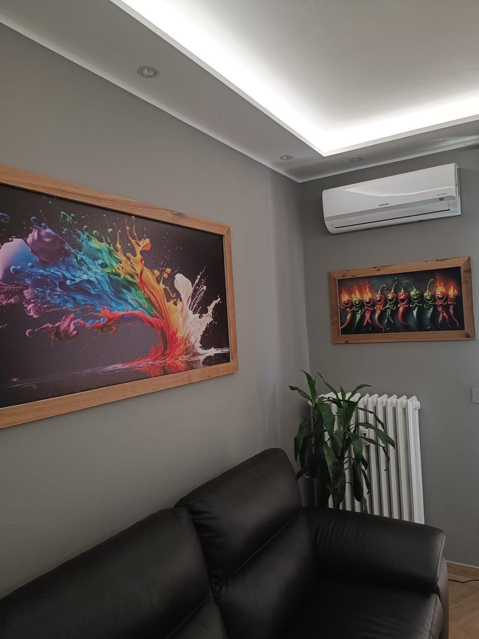 Living room, Decorative detail, internet, air conditioner
