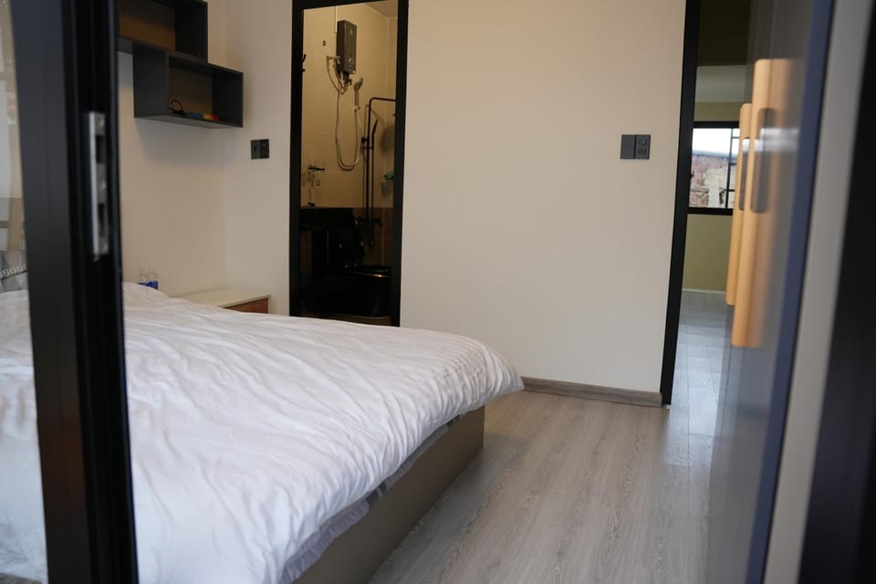 Bed, Photo of the whole room, Bedroom, wardrobe