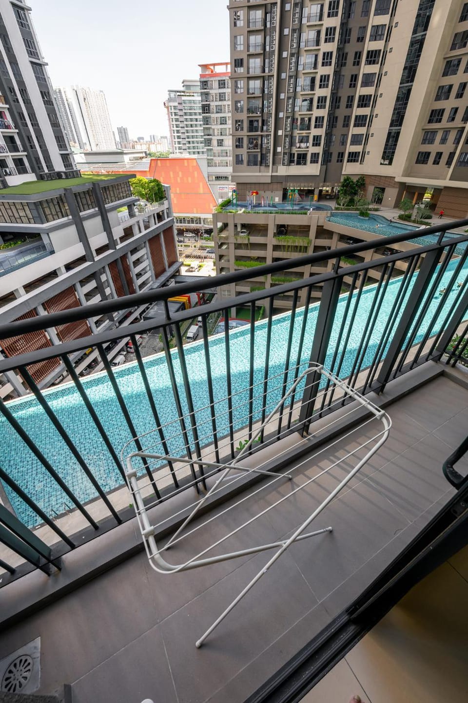 Day, View (from property/room), Balcony/Terrace, Pool view, Swimming pool