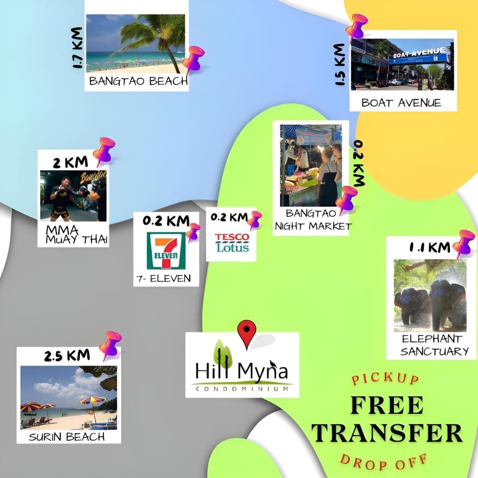 Condo Near Bangtao Muay Thai & MMA Apartment in Choeng Thale