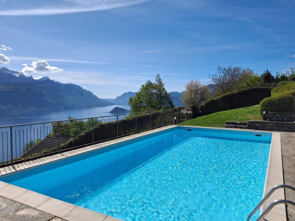 Natural landscape, Lake view, Mountain view, Pool view, Swimming pool