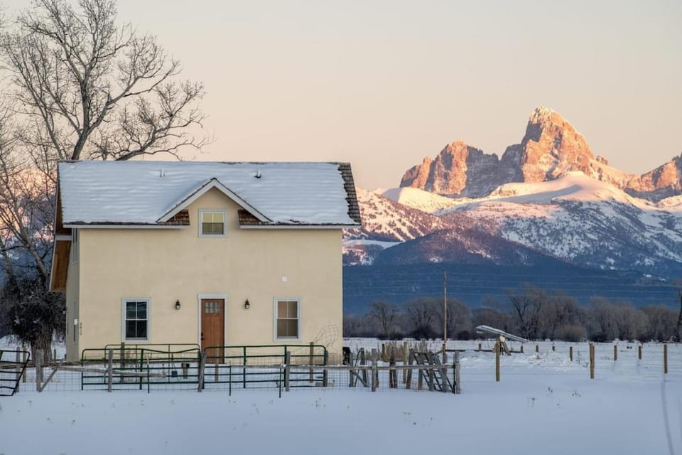 Historic Homestead with Pond and Teton Range Views House in Idaho