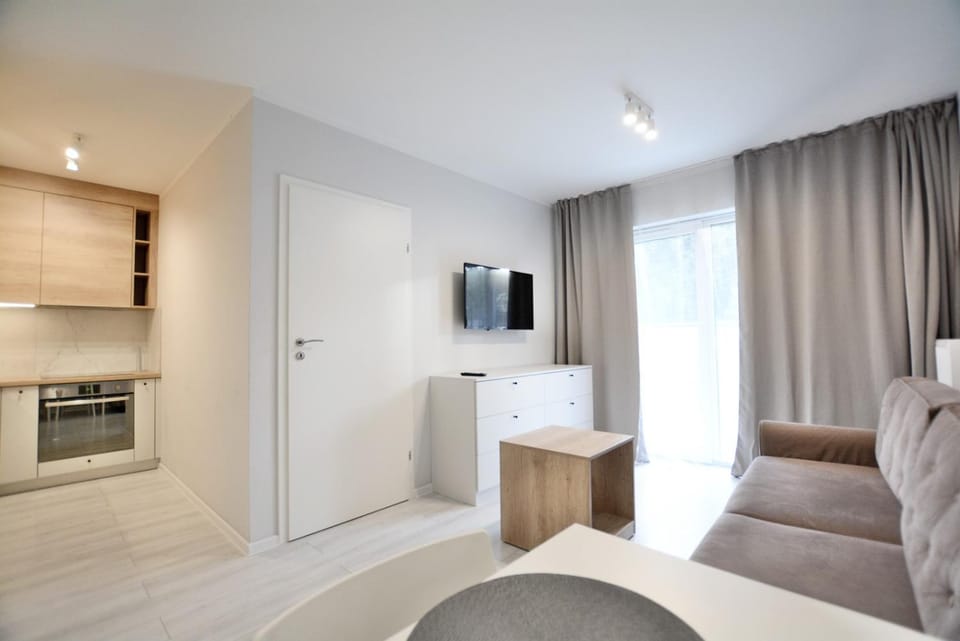 TV and multimedia, Kitchen or kitchenette, Living room, Photo of the whole room, Bedroom, oven, stove