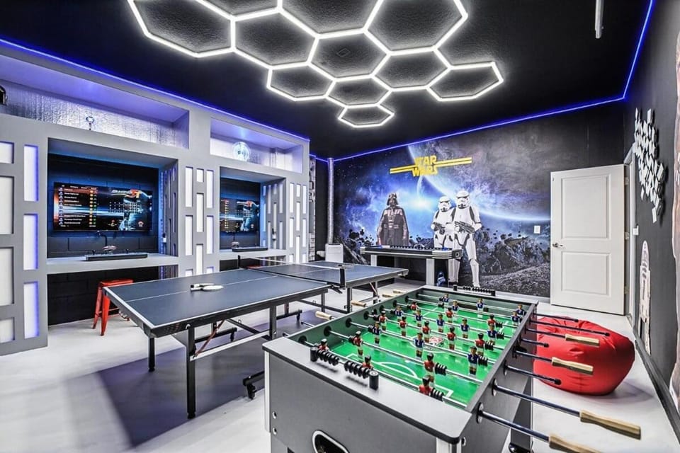 Brand New 12BR Disney Mansion Pool Spa Game Room House in Kissimmee