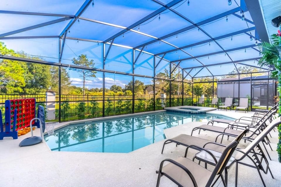 Brand New 15BR Mansion Pool Spa Close to Disney House in Kissimmee