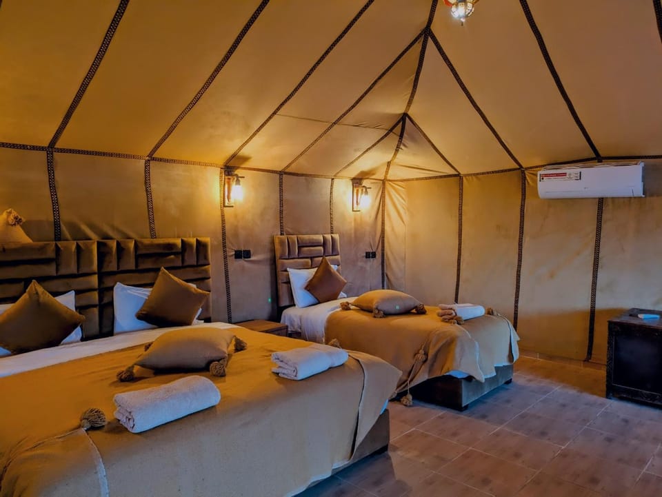 Glamping Dunes Merzouga Luxury tent in Morocco